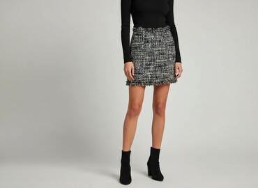 spódnice w kratę stradivarius: Amisu, Women`s skirt, size L