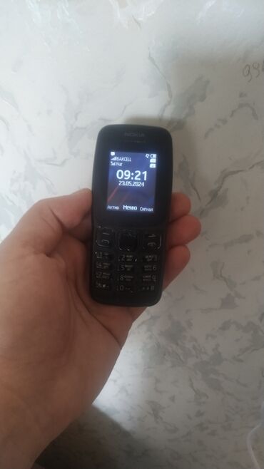 nokia 3105: Nokia 106, rəng - Qara, Zəmanət, Düyməli, İki sim kartlı