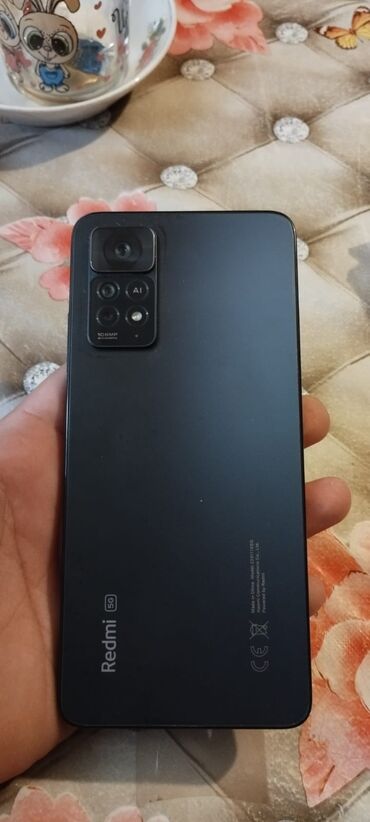 nokia 8: Xiaomi Redmi Note 11 Pro, 128 ГБ, цвет - Черный, 
 Сенсорный, Отпечаток пальца, Две SIM карты