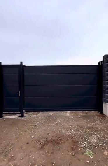 Откатные ворота: Автоматические ворота ролл ворота, роллетные ворота секционные — 2