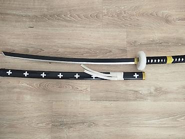 вещи из наруто: Продаю катану деревянную Трафальгара Ло из аниме Ван пис. Состояние — 1