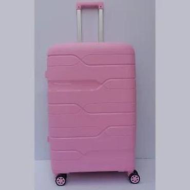 Putni koferi i torbe: Tvrdi kofer za putovanja – ružičasti - Materijal: čvrsta — 13