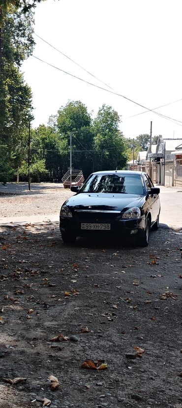 VAZ (LADA): Lada Priora sedan – qara rəng, 4 qapılı, ön və arxa işıqlar orijinal — 7