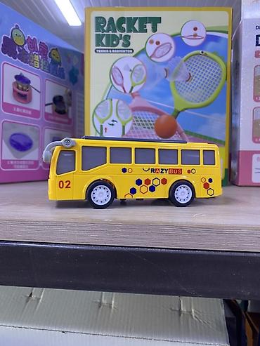 Игрушечный автобус Razy Bus (№02, NO.Y022) - Яркий жёлтый школьный