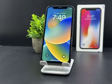 айфон х на запчасть: IPhone X, Б/у, 64 ГБ, Черный, Коробка, 100 %