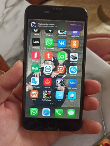iphone 6 plus ikinci el: IPhone 8 Plus, Черный, Отпечаток пальца