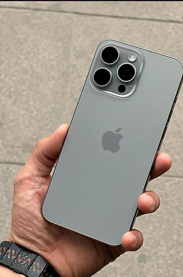 phone 15 pro max: IPhone 15 Pro Max, 256 GB, Zəmanət, Face ID, Sənədlərlə — 1