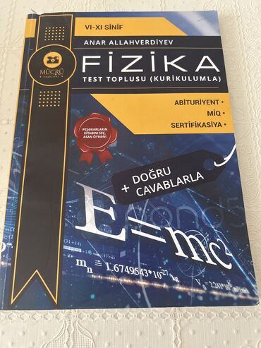 fizika məsələ kitabı pdf: Mucru Fizika kitabi içi yazılmayıb.qeyd olunmuş nömrənin WhatsApp