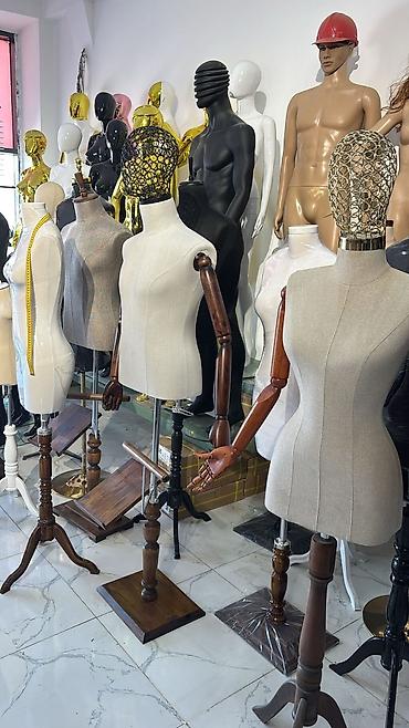 Manekenlər: Dərzi, Polyester, Plastik, plastmas, Məxmər, Qara — 4