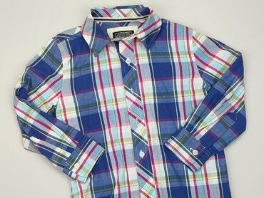 koszula dluga: Koszula 4-5 lat, stan - Dobry, wzór - Kratka, kolor - Kolorowy