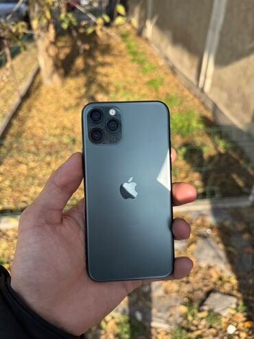 iphone 11 pro 64gb бишкек: IPhone 11 Pro, Жаңы, 64 ГБ, Matte Midnight Green, Каптама, 72 %