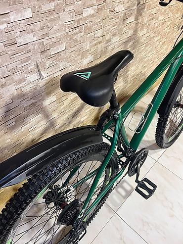 29 velosiped: Tez təcili satilir Dağ velosipedi – yaşıl rəngli, 26" təkər - Güclü — 9