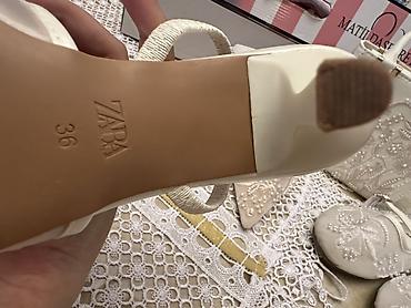 baş ortusu: ZARA qadın ayaqqabısı – modell: zərif mules/sandal tipli - Rəng — 2