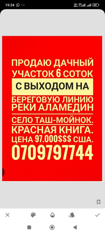 продается помещения: 6 соток, Для бизнеса, Договор купли-продажи, Красная книга