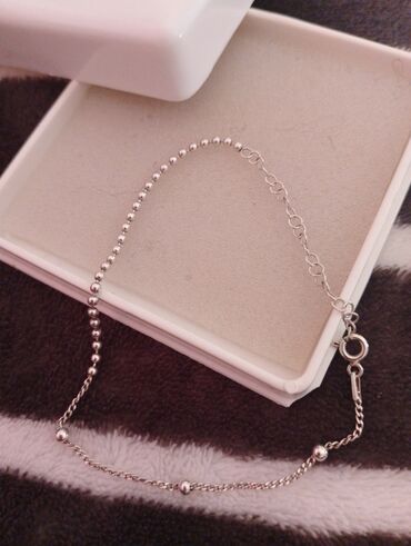 silver 925: Chain bracelet, Material: Silver