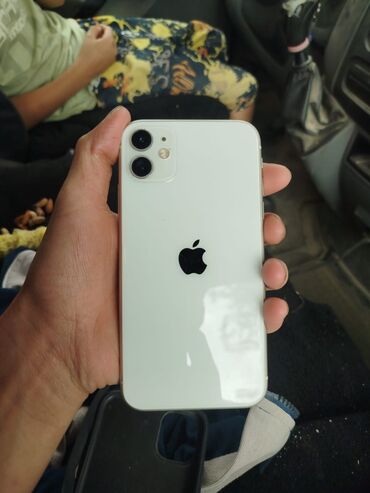 цены на бу айфоны: IPhone 11, Б/у, 64 ГБ, Белый, Чехол, 75 %