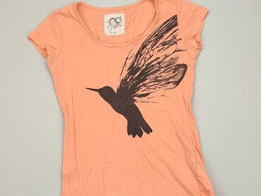 pomarańczowy t shirty: T-shirt, XS, stan - Dobry