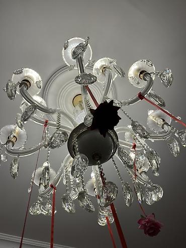 cilcıraq modelləri: Çılçıraq, 8 lampa, Şüşə — 3