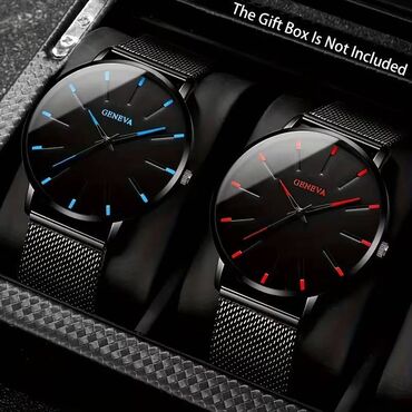 Qol saatları: “2 ədəd Retro Analog Kvarz Saat Dəsti – Asan Oxunan Göstərici, Davamlı — 9