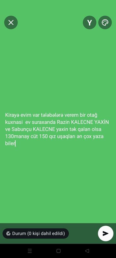 Куплю квартиру: Tələbələr üçün kirayə otaq təklif olunur. Suraxanıda, Razin və Sabunçu