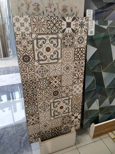 aqlay daw: Dekorativ keramika plitəsi – patchwork dizayn - Ölçü: təqribi iri
