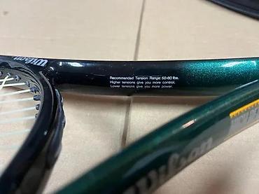 Rekviziti za vežbanje: Wilson teniski reket – High Beam Series, Graphite - Materijal rama — 4