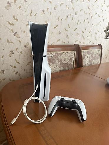 playstation is: PlayStation 5 slim (diskli versiya) oyun konsolu Cox az islenilib — 2
