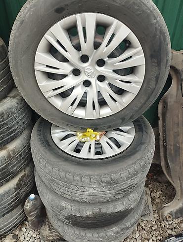 Диски: Железные Диски R 16 Toyota, Комплект, отверстий - 5, Б/у — 2