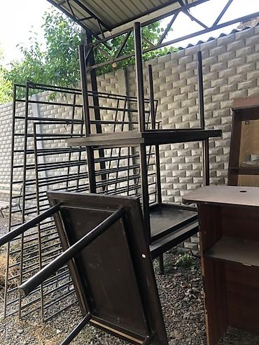 study table: Продаются столы и стулья Стол 0.80x2м 7шт 4500сом Стул 28 шт — 2