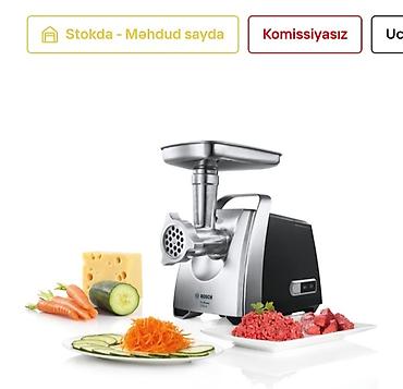 sire ceken: Ət çəkən maşın Bosch, 2200 Vt, Revers ilə, Yeni — 6