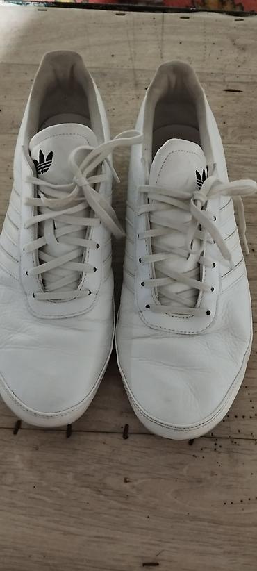обувь 34: Мужские кроссовки, 48, Adidas, Б/у, цвет - Белый, Самовывоз — 1