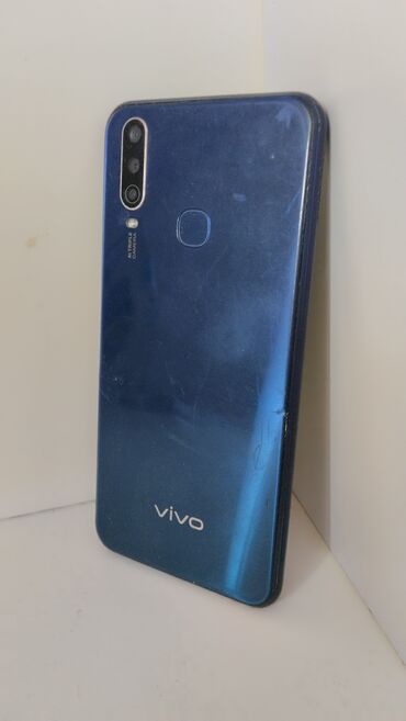 телефон бу каракол: Vivo Y3, Колдонулган, 64 ГБ, түсү - Көгүлтүр