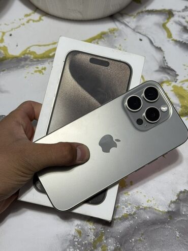 заправка автокондиционера авто бишкек: IPhone 15 Pro Max, Natural Titanium, Коробка