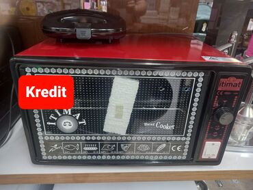 mətbəx sobaları: Duxovka Itimat, Elektrik, rəng - Qırmızı, Ayrıca dayanan
