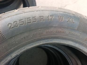 4 7: Шины 235 / 55 / R 17, Лето, Б/у, Комплект, Легковые, Германия, Continental — 4