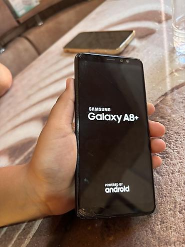 samsung c8 almaq: Samsung Galaxy A8 Plus 2018, 32 GB, rəng - Qara, Qırıq — 1