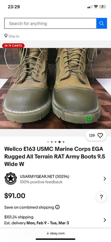 Botinkalar: Sarı Botinka satılır. Amerika istehsalıdır, yenidir. 42 razmer / — 6