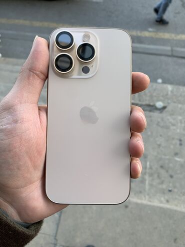 kran kamera: IPhone 16 Pro, 256 GB, Desert Titanium, Face ID