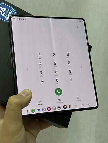 Мобильные телефоны и аксессуары: Samsung Galaxy Z Fold 5, Б/у, 256 ГБ, цвет - Черный, 1 SIM, 2 SIM, eSIM — 3
