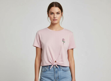 oversize t shirty z nadrukiem: H&M Divided, Футболка жіноча, розмір L
