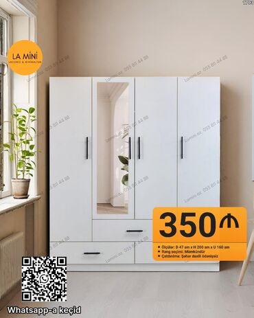mingecevir is elanlari: Yeni, Açılan, 4 qapılı Düz dolab, Qarderob, paltar dolabı, Azərbaycan