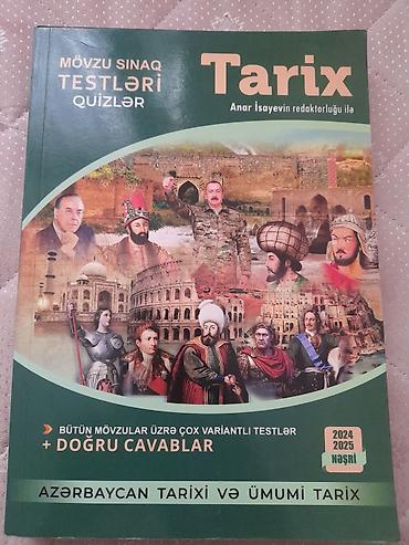 Testlər: Azerbaycan ve ümumi tarix test kitabıdır. abituriyentker üçün möhteşem — 2