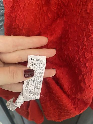 gt 3: Bershka qırmızı qısa don - Brend: Bershka (etiketdə qeyd olunub) - — 3