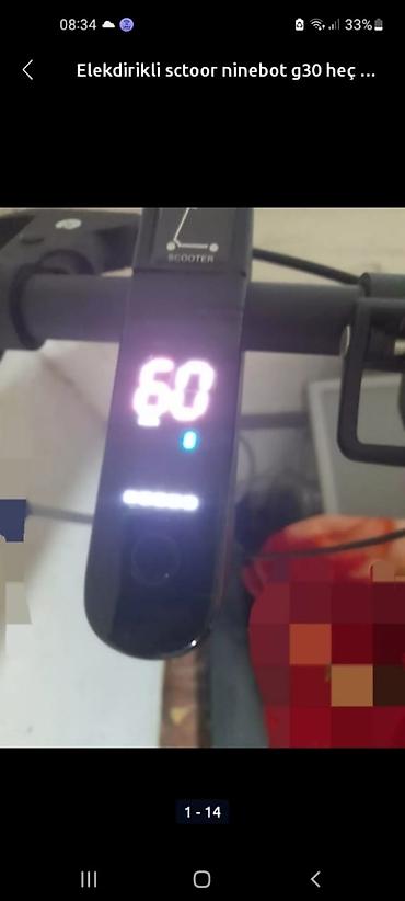 velosiped motoru: İşlənmiş Elektrik samokat 10", 351 - 500 Vt, > 45 km/s, Ünvandan götürmə — 9