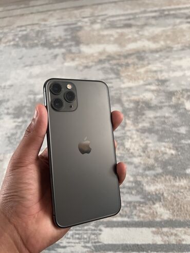 айфон 11 цена в жалабаде: IPhone 11 Pro, Б/у, 256 ГБ, Matte Space Gray, Защитное стекло, Чехол, 97 %