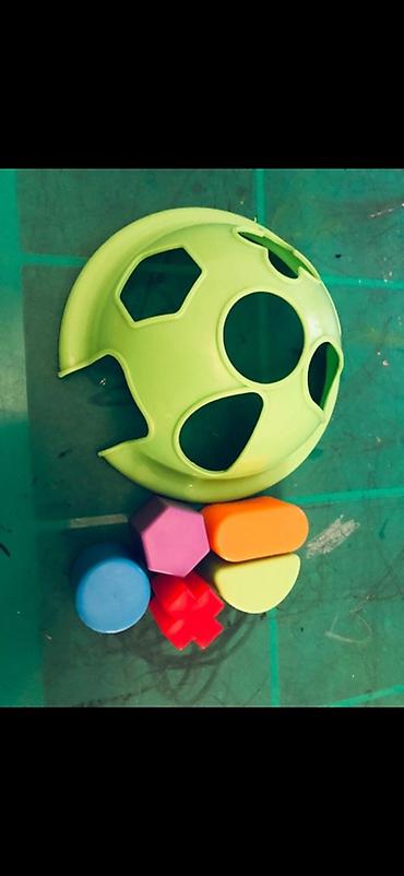 şaxta baba oyuncagi: Uşaq üçün formalı sorter dəsti - Rəngarəng plastik formalardan ibarət — 2