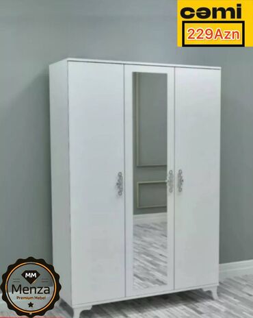 Mebel: Yeni, Açılan, 3 qapılı Düz dolab, Qarderob, paltar dolabı, Rusiya