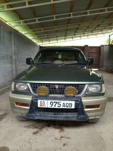 hyundai sonata car: Mitsubishi Challenger: 1996 г., 3 л, Автомат, Газ, Жол тандабас