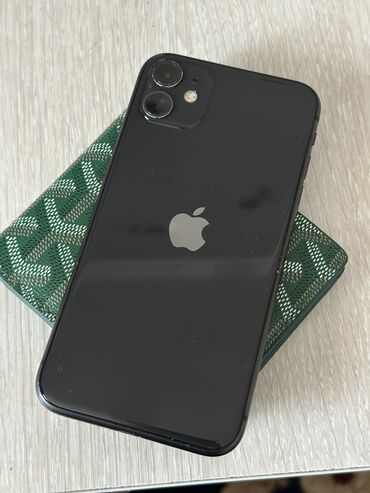 Apple iPhone: IPhone 11, Колдонулган, 128 ГБ, Кара, Каптама, 70 %