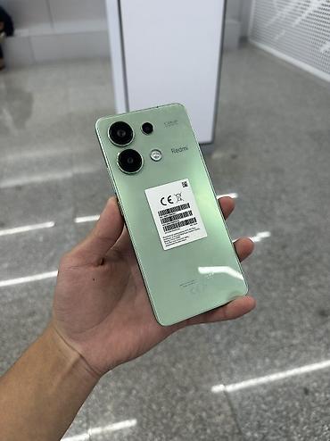iphone iphone: Redmi, Redmi Note 13, Б/у, 128 ГБ, цвет - Зеленый, 1 SIM, 2 SIM — 1